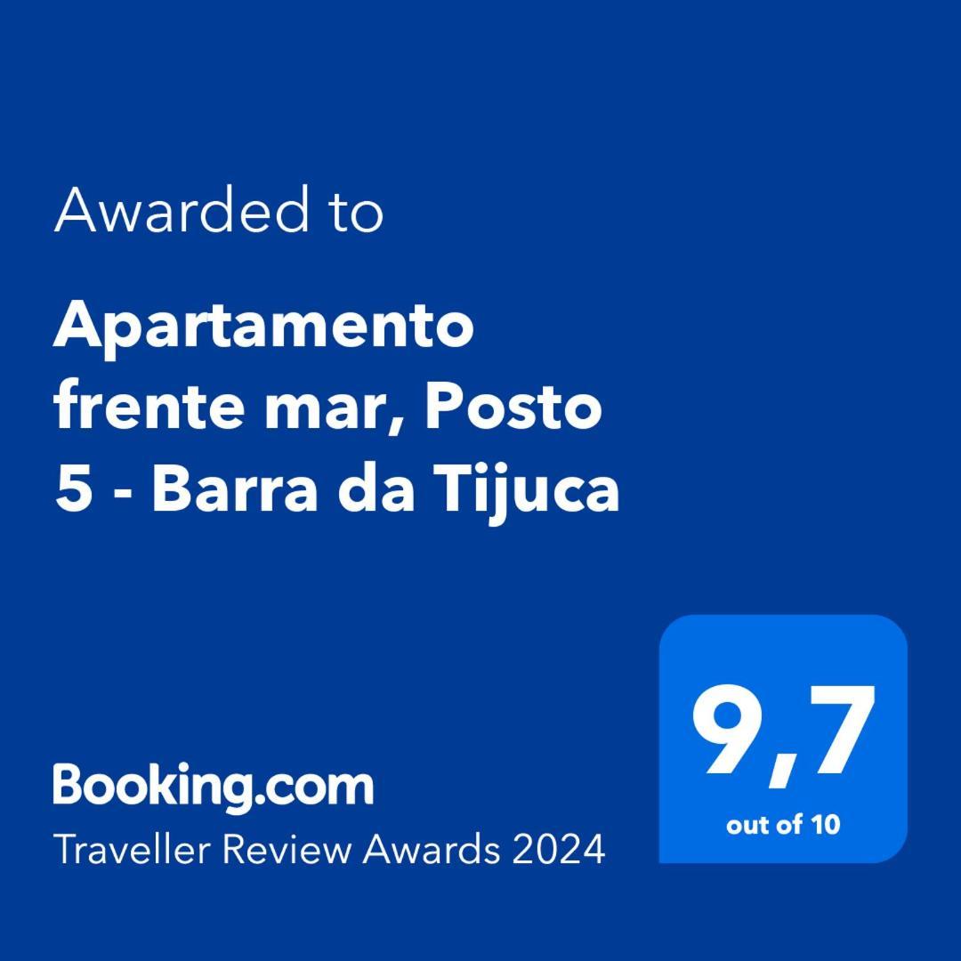 Apartamento Frente Mar, Posto 5 - Barra Da Tijuca 리오데자네이루 외부 사진